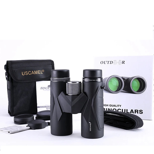 Powerful Binoculars Military HD 8x42 10x42 Binoculars Telescope BAK7 Eyepiece Cups Waterproof Nitrogen Zoom Optics for Hunting