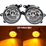 1Pair Led Angel Eye DRL For Toyota FJ Cruiser GSJ1_ 2010~2019 Car Fog Lamp Assy With Lens Daytime Running Light