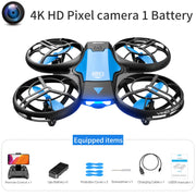 V8 New Mini Drone 4k profession HD 1080P Wide Angle Camera WiFi FPV RC Dron Height Keep Drones Helicopter Kids Toys 4DRC