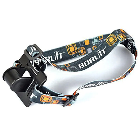 Boruit Adjustable Headband Head Belt Strap for R5 LED Bicycle Bike Headband Head lamp Head light