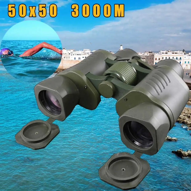 50X50 3000M Optical Telescope Binoculars High Power Definition Military Outdoor Hunting Clarity High Quality Waterproof Maifeng