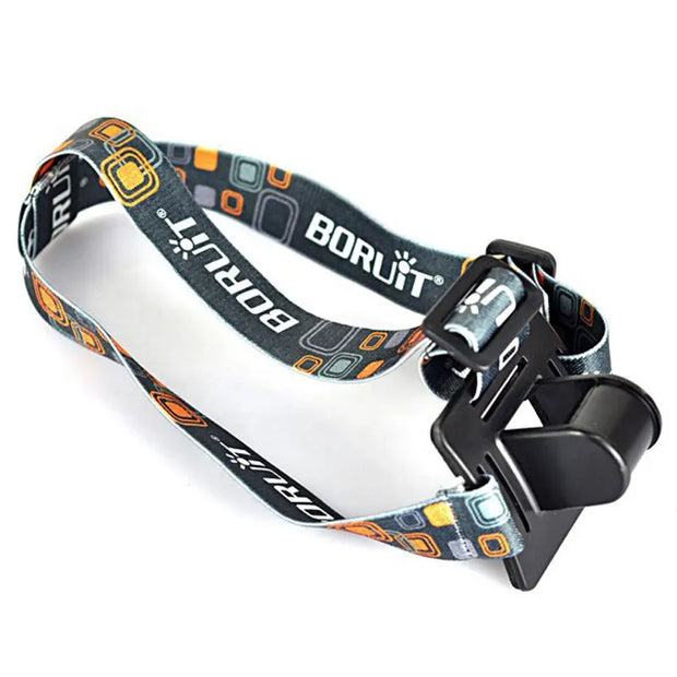 Boruit Adjustable Headband Head Belt Strap for R5 LED Bicycle Bike Headband Head lamp Head light