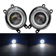 1Pair Led Angel Eye DRL For Toyota FJ Cruiser GSJ1_ 2010~2019 Car Fog Lamp Assy With Lens Daytime Running Light