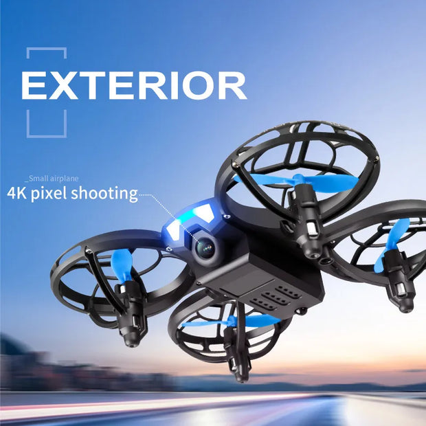 V8 New Mini Drone 4k profession HD 1080P Wide Angle Camera WiFi FPV RC Dron Height Keep Drones Helicopter Kids Toys 4DRC