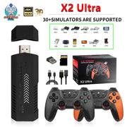 New X2 Ultra Video Game Stick Console Or ONLY 2.4G Double Wireless Controller 4K HD30000 Games 128G Retro Games Christmas Gift