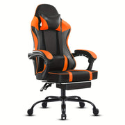 Ergonomic Gaming Chair with Pedal，Racing Style Video Game Chair Suitable for Adults Reclinable Game Chair Office Chair