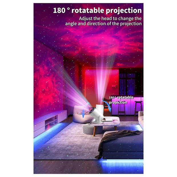 Kxm-006 Projector Light Planet Projection Lamp Night Light Black Holes Earth Moon Sky Lighting Remote Bluetooth Speaker