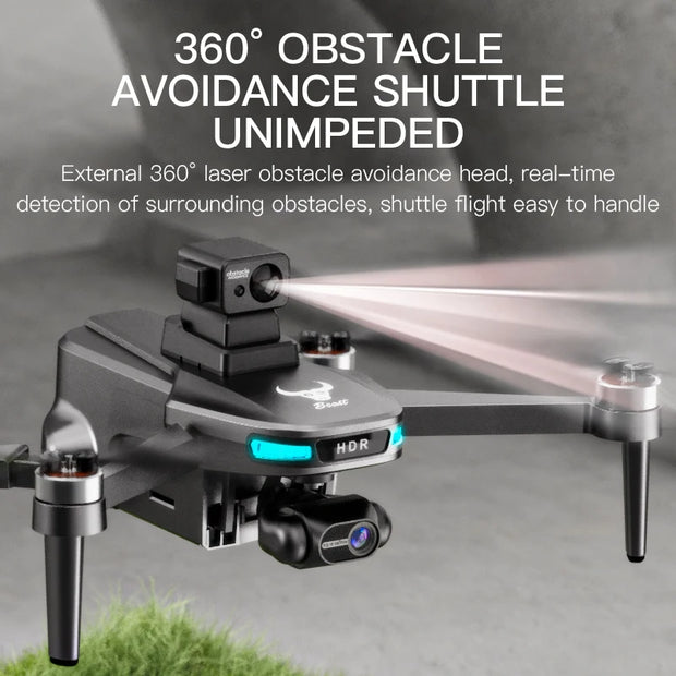 SG109 Max2 2024 New Professional 4K HD Camera Mini Drone Three-axis Gimbal Obstacle Avoidance GPS Brushless Foldable Quadcopter