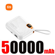 Xiaomi 50000mah Portable PD 120W Power Bank Two-way Fast Charger Mini Powerbank For iPhone Xiaomi Samsung