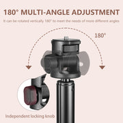 MT-79 Tripod Extendable Tripod with 1/4'' Screw for DSLR Camera Smartphone Fill Light Microphone