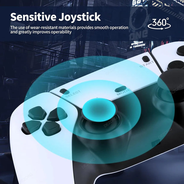 Wireless Retro Game Console 4K Game Stick 128G 30000+ Games HD Output Gaming System 23 Emulators Plug Play TV Video Game