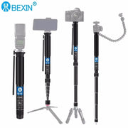 BEXIN P308 Extendable Lightweight Portable Mini Camera Monopod Stand Handheld Unipod For Canon Sony Dslr Camera Video Monopod