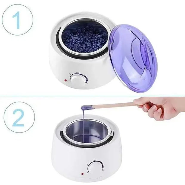 Wax Heater Machine for Hair Removal Wax Beans Warmer Depilatory Wax-melting Pot Depilation Epilator Heater Wax Machine Kit