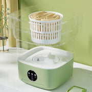 6L 11L Folding Portable Washing Machine Big Capacity with Spin Dryer Bucket for Clothes Travel Home Underwear Socks Mini Washer