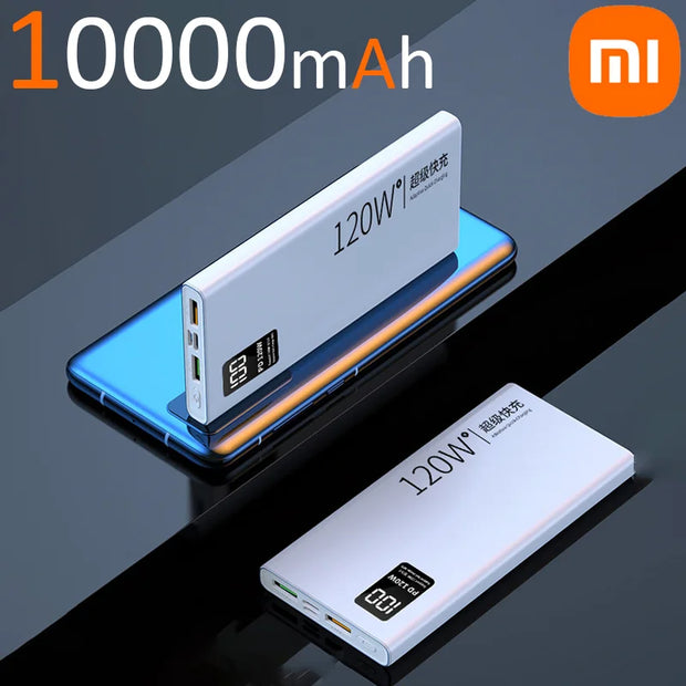 Xiaomi 120W High Capacity Power Bank 50000mAh Fast Charging Powerbank Portable Battery Charger For iPhone Samsung Huawei