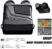 Digital Infrared Night Vision Binocular R12 5X Zoom Telescope Hunting Camping Professional 300M Full Darkness Exploring and Nigh