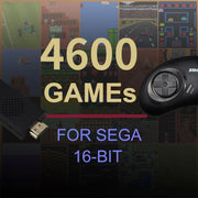 16 Bit MD Retro Video Game Console For Sega Genesis Built-in 1500+ Classic Games Wireless Controller Gamepad HD TV Game Player