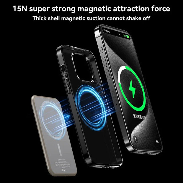 Xiaomi 10000mAh Thin Magnetic Wireless Power Bank High Quality Alloy Fast Charger Portable Battery for Magsafe For iPhone Huawei