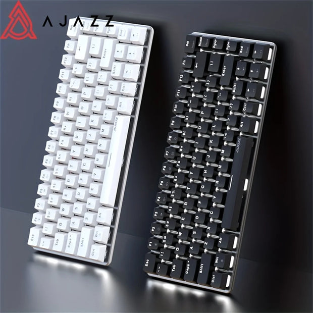 AJAZZ AK33 82-key Mechanical keyboard Wired Portable Gaming keyboard MAC laptop desktop universal black