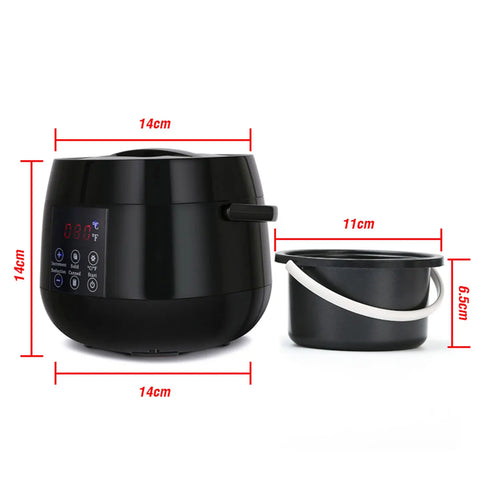 500CC Wax Heater Warmer Hair Removal Wax Machine SPA Body Epilator Paraffin Wax Pot Smart LCD Temperature Display