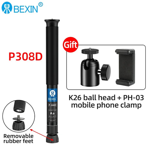 BEXIN Extendable Lightweight Portable Mini Camera Monopod Phone Stand Handheld Unipod Dslr Camera Video Monopod For Sony Canon