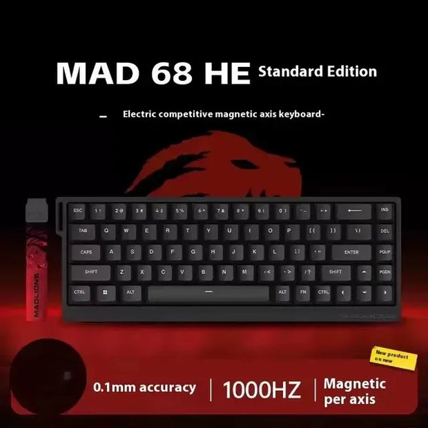 FGG Madlions Mad 60/68 Mechanical Keyboard HE Magnetic Switch 61/68 Keys Gaming RGB Wired E-sports Hot Swappable Customized