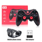 X3 Wireless Bluetooth Game Controller for PC Mobile Phone Android IOS TV BOX Tablet Joystick Gamepad Joypad Holder Kids Gift