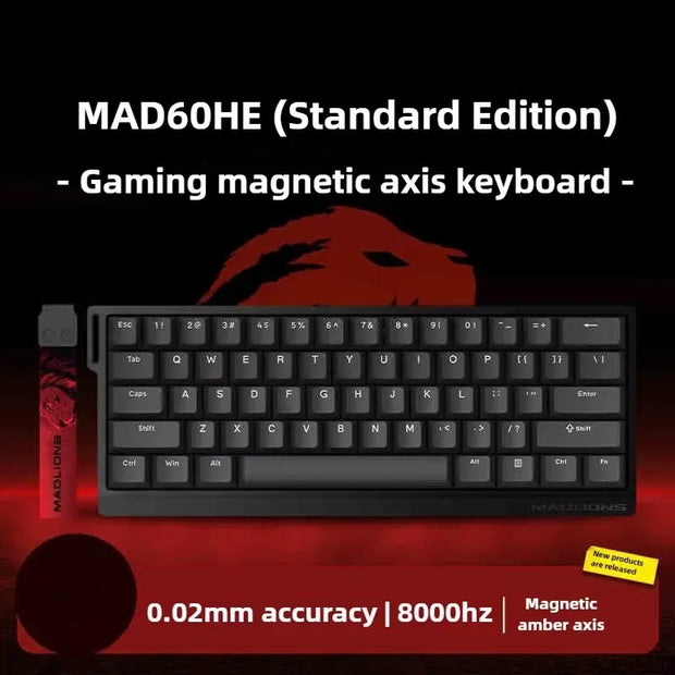 Mad Catz MAD60 Series Hot-Swappable Magnetic Keyboard-8000Hz Customizable High Precision ESports Gaming Keyboard PC Gamers