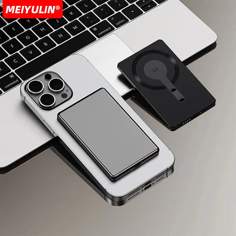 10000mAh Magnetic Power Bank Wireless Charger Portable USB C Fast Charging Mobile External Battery For iPhone 16 Samsung Xiaomi