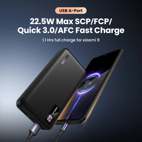 UGREEN 20000/10000mAh PD 20W Power Bank Fast Charge Portable PowerBank for iPhone 16 15 Pro Max Xiaomi Phone External Battery