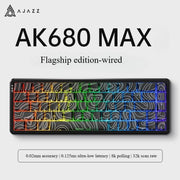 AJAZZ AK680 Max Rapid Trigger Keyboard Magnetic Switch Full-key Hot Swappable 8Khz RGB Hot Swappable Custom Gaming Keyboard