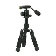 20Inch Mini Tripod with 360 Degree Rotation Head Aluminum Load Capacity to 11lbs for Cameras and Phones Travel Friendly