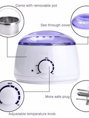 500ml Wax Machine for Hair Removal Paraffin Heater Waxing Beans Depilatory Epilator Warmer Wax-melting Pot