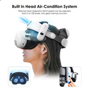 BOBOVR Head Strap compatible with Meta Quest 3/Quest3S BOBOVR S3 Pro/E3PRO/M3 Pro Battery Head Strap VR accessories