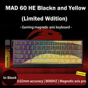 FGG Madlions Mad60 HE Mad68 Pro HE E-sports Magnetic Switch Mechanical Keyboard RGB Wired Hot Swap 8K Customized Gaming Keyboard