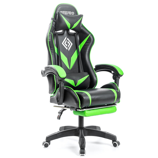 Gaming Chair Office Chair Massage Racing Computer Desk Chairs Headrest Ergonomic Massage Lumbar Support High Back Adjustable