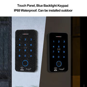 Waterproof Bluetooth Wifi Tuya Fingerprint Access Controller RFID Keyboard Touch Keypad System WG26 Smart APP Remote Door Opener