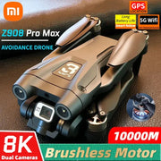 Xiaomi Z908 Pro Max Drone 8K HD Dual Camera Profesional Optical Flow Obstacle Avoidance Brushless Foldable Quadcopter RC 10000m