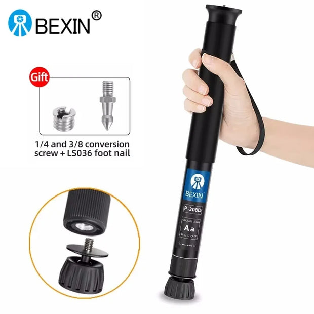 BEXIN P308 Extendable Lightweight Portable Mini Camera Monopod Stand Handheld Unipod For Canon Sony Dslr Camera Video Monopod