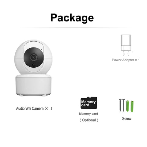 Security Protection PTZ WIFI Camera Wireless Auto Tracking Cctv IP Video Surveillance Night Vision Cloud Smart Home Cam Icsee