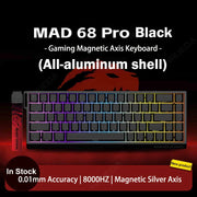 FGG Madlions Mad60 HE Mad68 Pro HE E-sports Magnetic Switch Mechanical Keyboard RGB Wired Hot Swap 8K Customized Gaming Keyboard