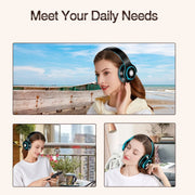 Wireless Stereo Bluetooth Headphone Portable Passive Noise Isolating Headphone for iPhone, Tablet, PC, xiaomi,Samsung Galaxy