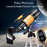 F30070M Professional Astronomical Telescope AZM70300 150 Times Zoom HD High-Power Portable Tripod Night Vision  View  Star Moon