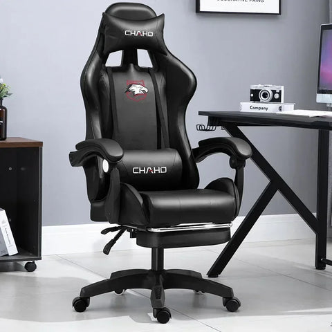 WCG Gaming Chair Office Latex Cushion Bluetooth Computer Chair High-quality BOSS Chair Leather LOL Internet Anchor