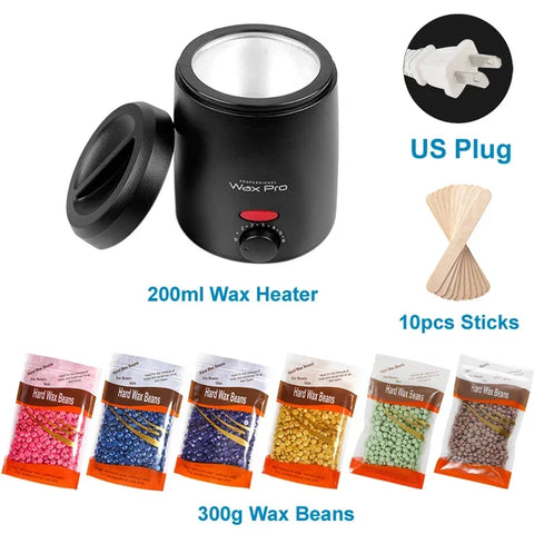 Waxing Machine for Hair Removal Hair Removal Wax Melting Machine 200ml Wax Heater Depilation Paraffin Warmer Waxing Dipping Pot