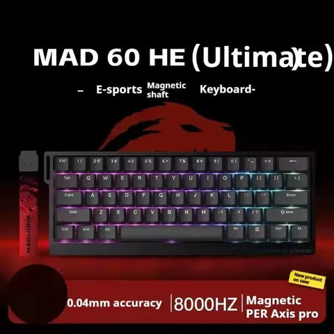 FGG Madlions Mad 60/68 Mechanical Keyboard HE Magnetic Switch 61/68 Keys Gaming RGB Wired E-sports Hot Swappable Customized