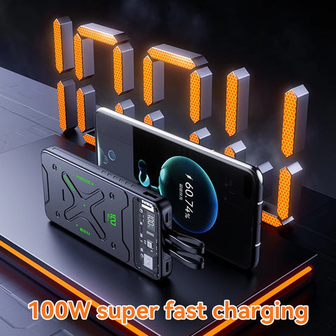 Xiaomi New Portable Power Bank 20000mAh External Battery 100W GaN Fast Charging PowerBank With Dual Line for iPhone Android New