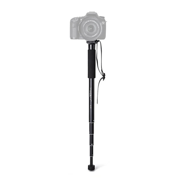 YT-218 Photography Monopod Aluminum Alloy 1/4 Inch Screw Mount 37-152cm Adjustable Height Max. Load 1.5kg for DSLR ILDC Camera