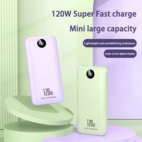 Xiaomi 120W Power Bank Large-capacity 200000mAh Super Fast Charging Portable Long Endurance Digital Display For Android IOS