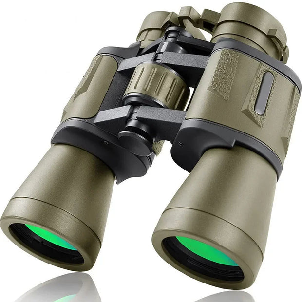 50000M German Military 20X50 Zoom HD BAK4-Prism Powerful Binoculars Long Range Professional Telescope For Outdoor Camping Travel